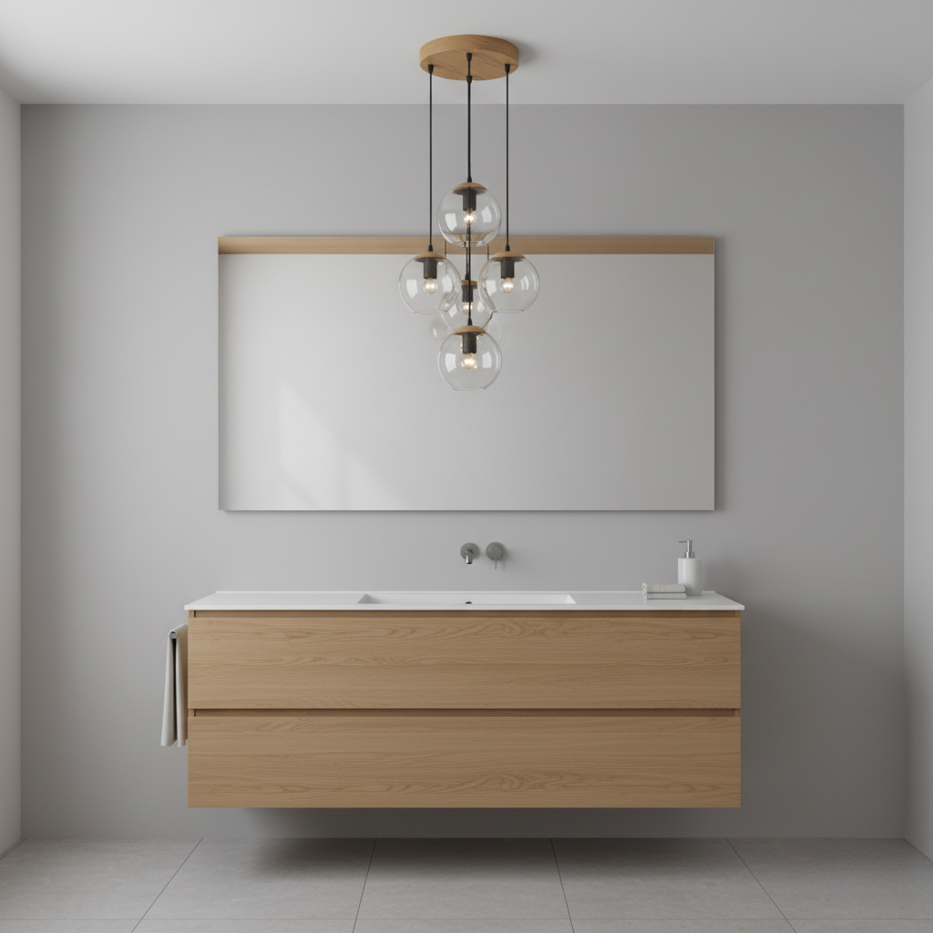 Glass Cluster Ceiling Lamp