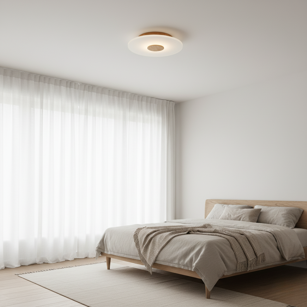 Glass Disc Ceiling Lamp