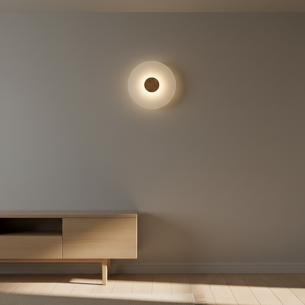 Glass Disc Ceiling Lamp